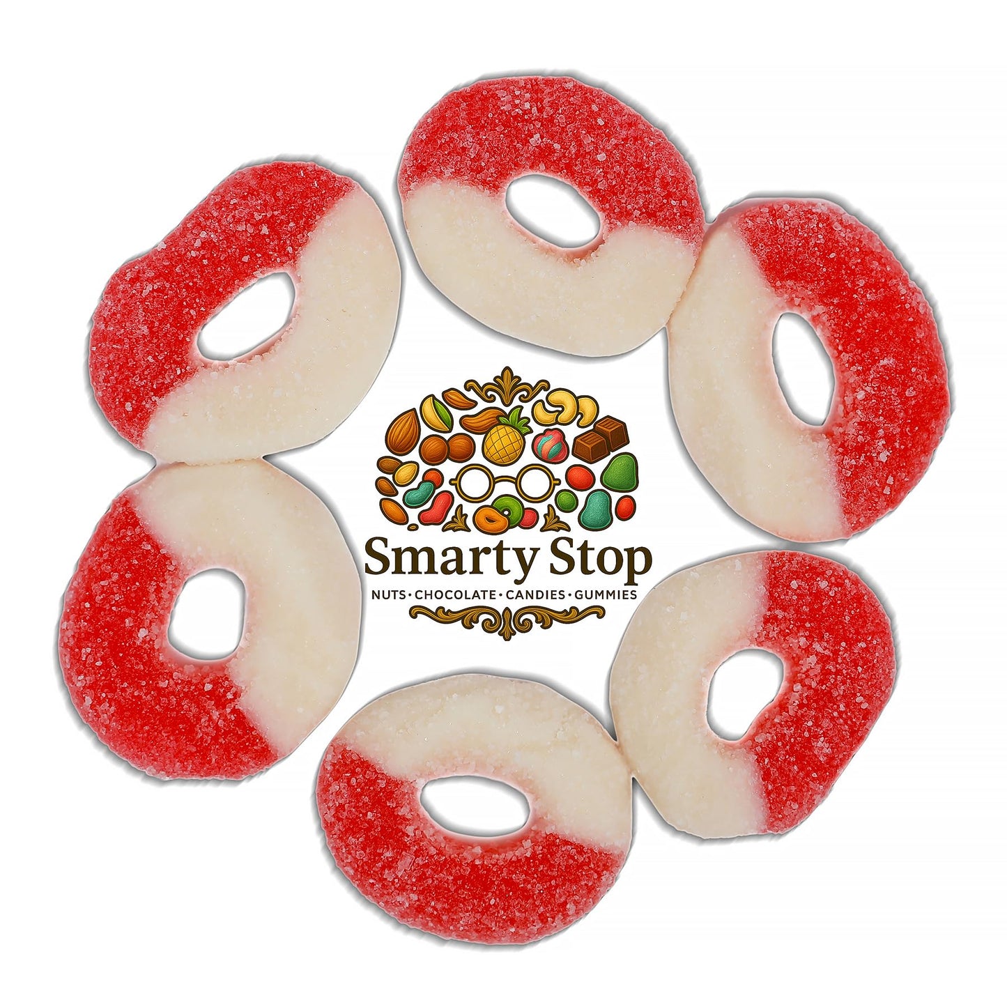 Gummy Ring Candies, Watermelon Flavors (2 LB)