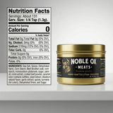Noble Ox Hand-Crafted Meats Seasoning for Steak, Chicken, and Veggies - 6 oz (170g) Aromatic Herb & Spice Blend (Two Pack)