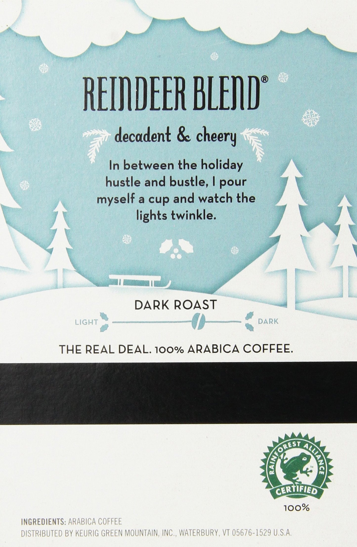 Caribou Reindeer Blend Keurig 2.0 K-Cup Pack, 16 Count