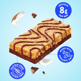 LUNA Bar - Chocolatey Dipped Coconut Flavor - Gluten Free Snack Bars - Non-GMO - Protein Bars - Made with Organic Oats (6 Pack)