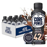 Worldwide Nutrition Bundle: Fairlife Core Power Elite 42g High Protein Milk Shake - Kosher, Chocolate Protein Shake for Workout Recovery - 14 Fl Oz