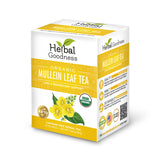 Mullein Leaf Tea - Organic Mullein Tea Bags For Lungs, Respiratory Health, Digestive System, Immune System, Supports Overall Health, 24 Mullein Tea