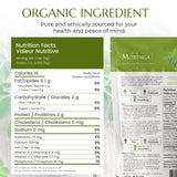 Ecoideas Org. Moringa Powder, 8 OZ Bag - Certified Organic, Kosher, Vegan, Gluten-free, Non-GMO, and RAW CRU