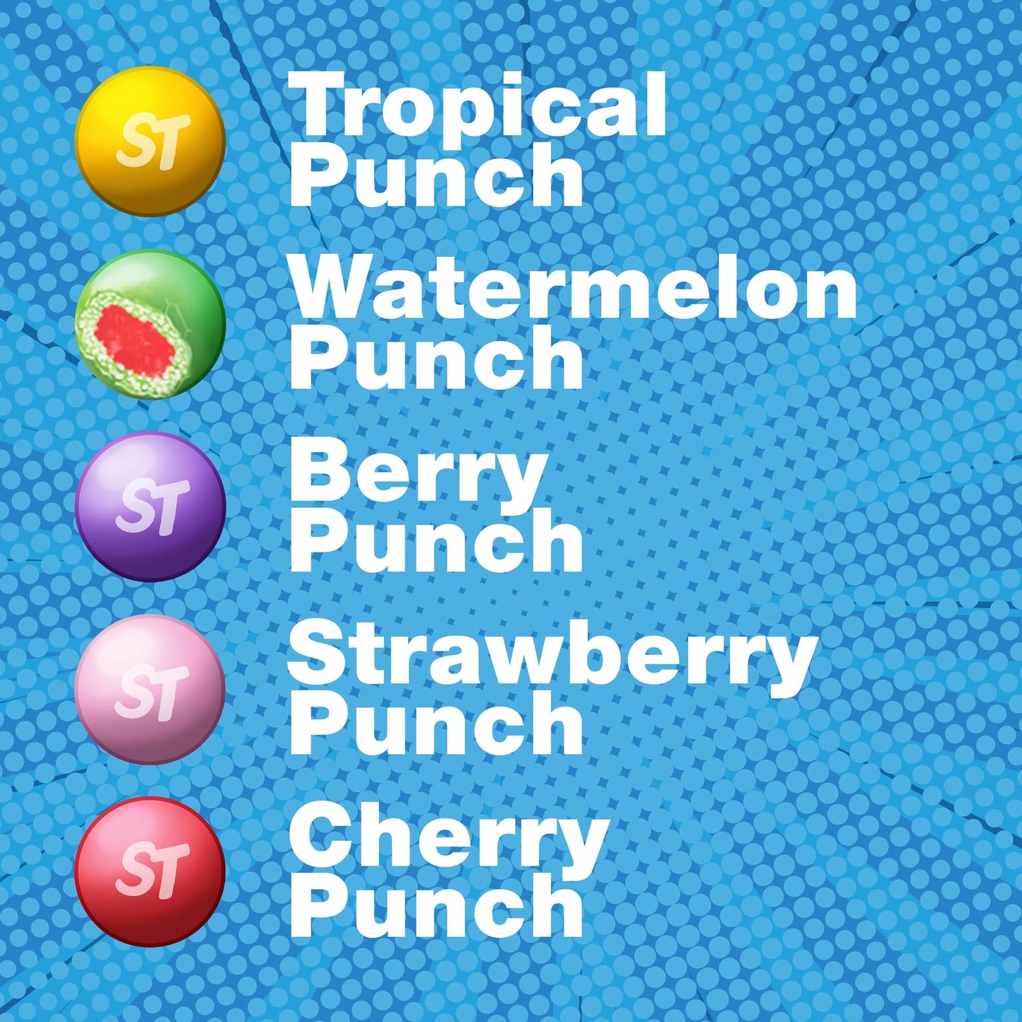 SweeTARTS Chewy Fusions Candy, Fruit Punch Medley, Sweet and Tart, 9 Ounce