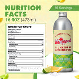 UnTapped Salted Citrus Bulk Bottle - 16 Servings | 16 Fl Oz Aluminum Bottle | Pure Maple Syrup with Refreshing Citrus Flavor and Sea Salt for Natural