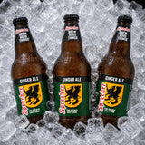Sprecher Ginger Ale in 16 fl oz Glass Bottles (24 Pack), Fire Brewed Craft Glinger Soda with Real Honey, Crisp Natural Ginger Flavor, Naturally