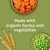Amy’s Soup, Vegan Vegetable Barley Soup, Low Fat, Made With Organic Tomatoes, Carrots and Celery, Canned Soup, 14.1 Oz