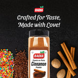 Badia Cinnamon Powder 16 oz - Sweet and Aromatic Ground Cinnamon Spice, Warm Flavor with a Smooth Finish