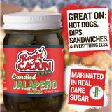Ragin' Cajun Flavorful Charcuterie Condiment Trio - 1 Jalapeño Relish 15 oz, 1 Jalapeño Slice 14 oz, 1 Spicy Pickle 12 oz, Authentic Louisiana Variety
