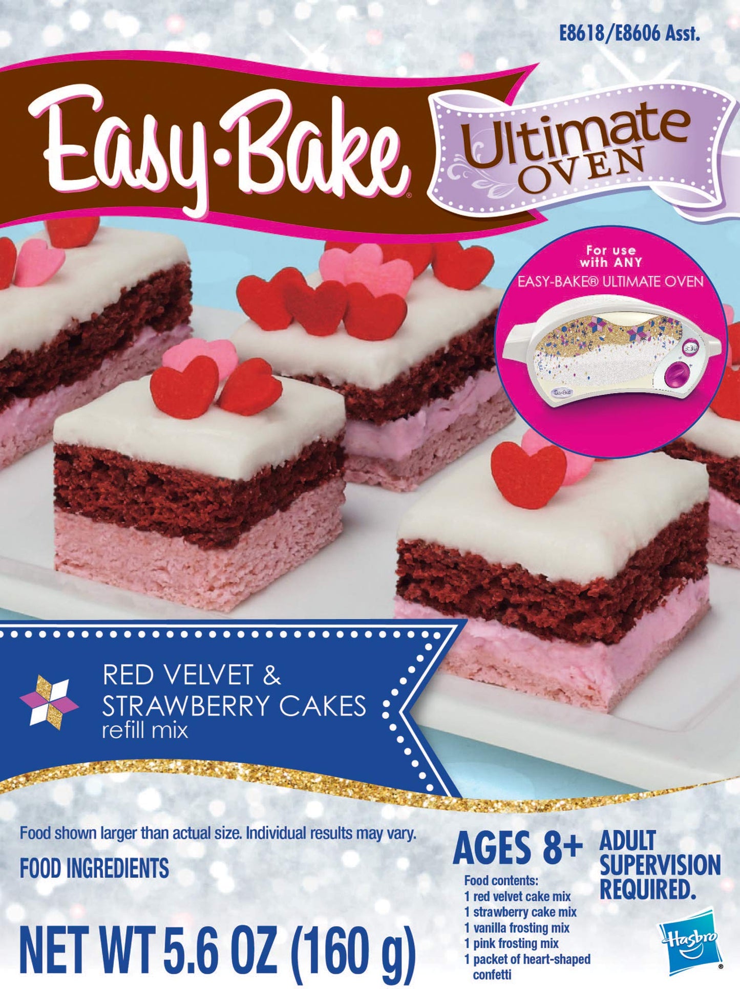 Easy Bake Refill 3-Pack Bundle Includes one Each Pizza, Red Velvet Cake, and Whoopie Pie Mixes