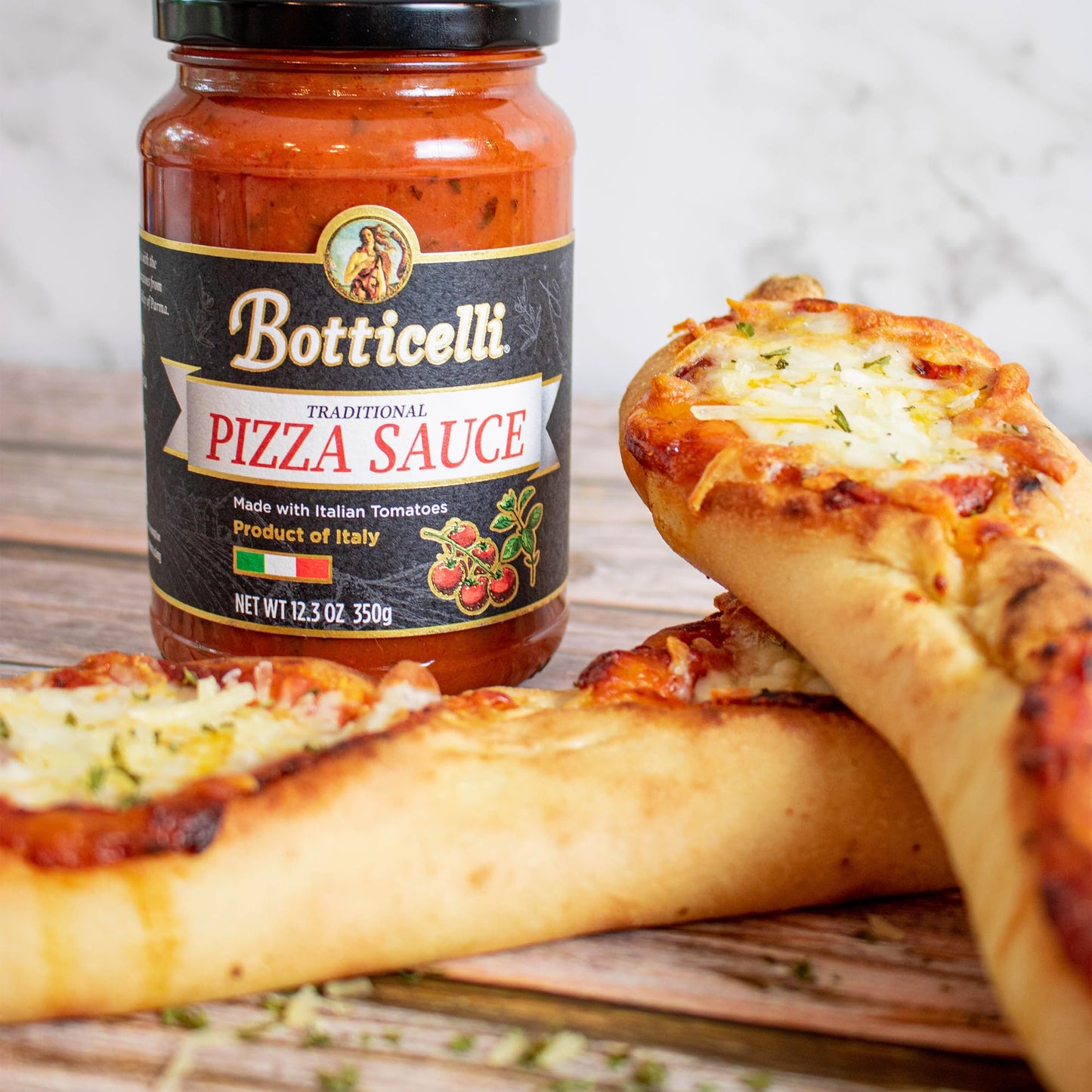Botticelli Premium Italian Pizza Sauce for Authentic Italian Taste - Low Carb Low Sugar Keto Pizza Sauce - 1 Pack, 12.3 Ounces