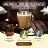 Blue Lotus Chai - Traditional Masala Chai - Makes 530 Cups - 1 Pound Bulk Bag Masala Spiced Chai Powder with Organic Spices - Instant Indian Tea No