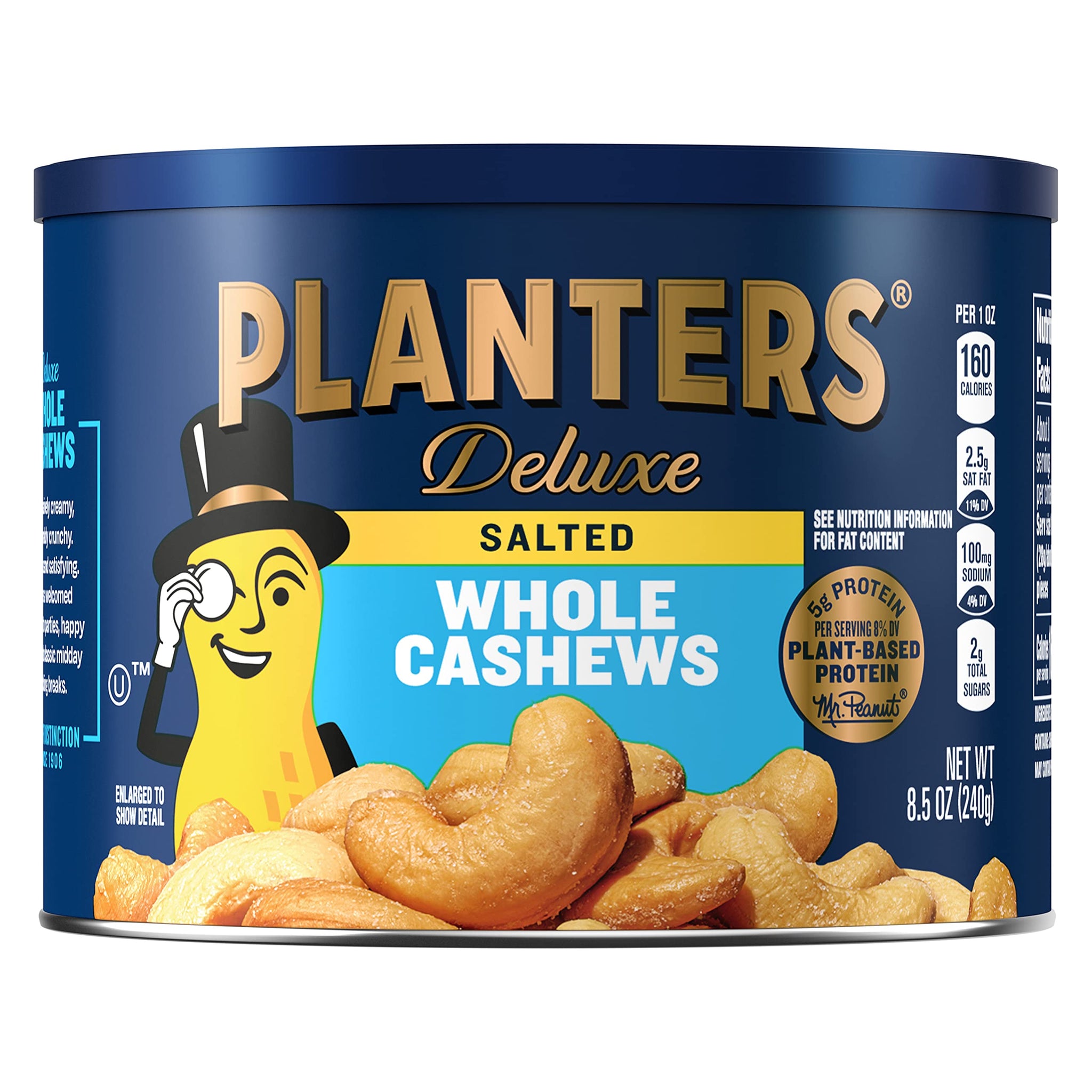 Planters Cashews Whole Salted, 8.5 oz