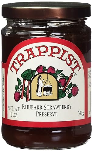 Trappist Preserve Rhubarb-Strawberry, 12 oz
