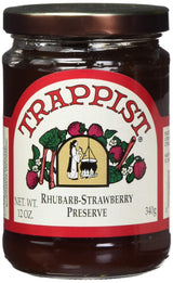 Trappist Preserve Rhubarb-Strawberry, 12 oz