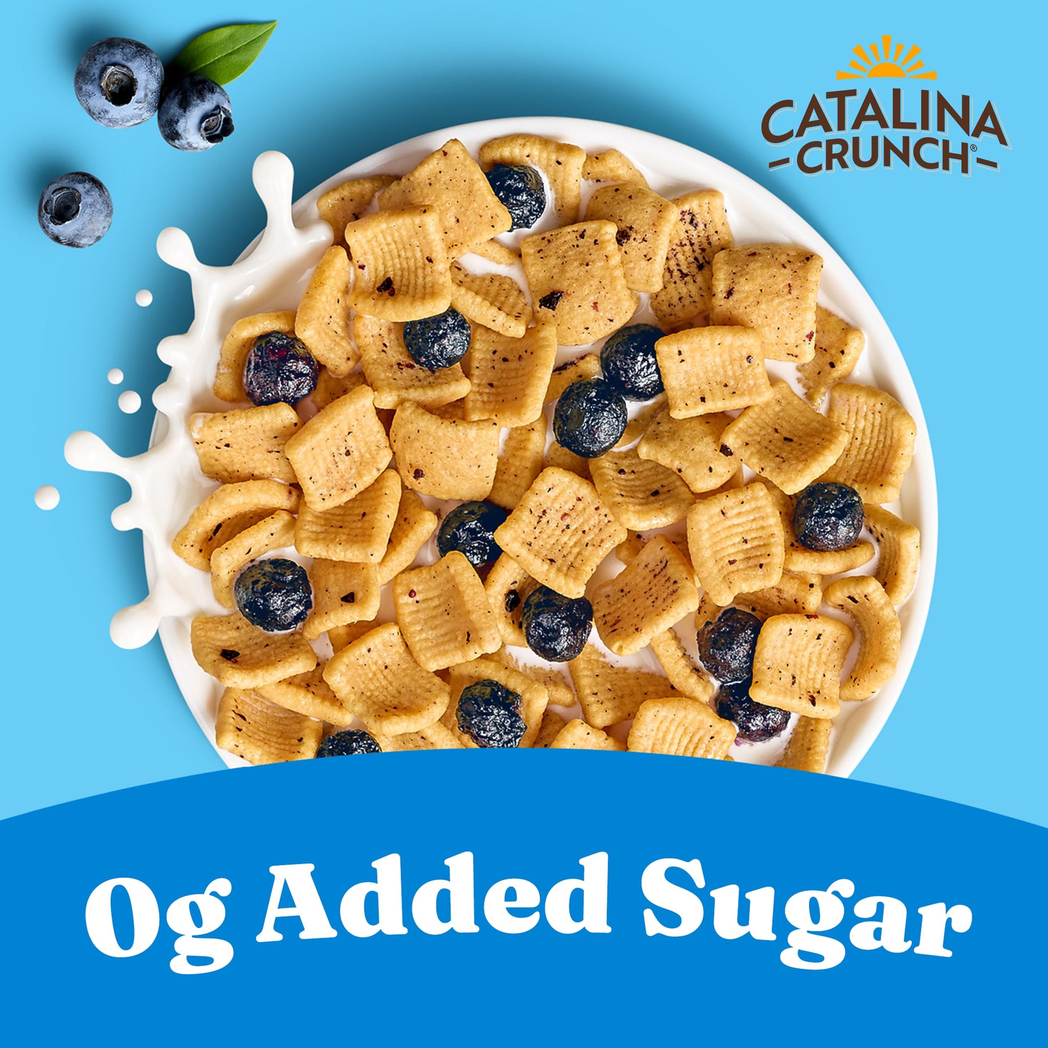 Catalina Crunch Protein Cereal | Breakfast Cereal with 10g of Protein, No Added Sugar | Gluten Free, Keto Friendly | Variety Pack Blueberry Muffin