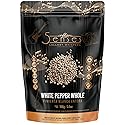5Senses Malabar Whole White Pepper | Pimienta Blanca | Lullaby Whispers | 100% Natural, Non-GMO, Fairtrade Whole Spices, Gourmet Spice, Kosher