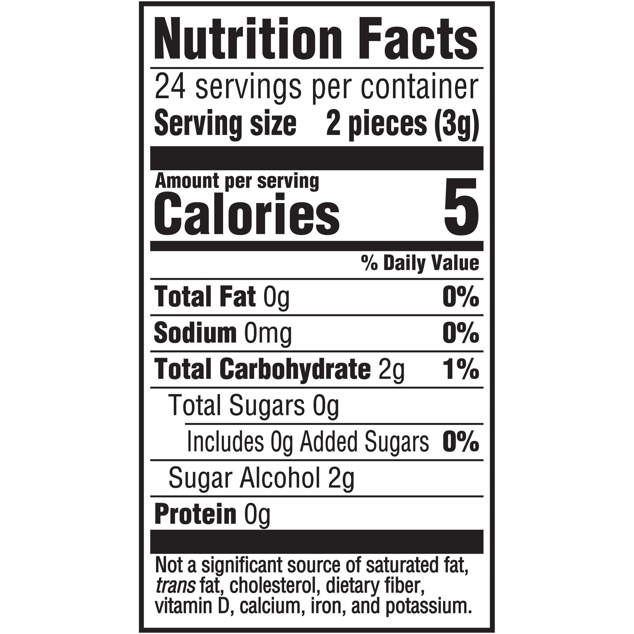 Dentyne Ice Peppermint Sugar Free Gum, 3 Packs of 16 Pieces (48 Total Pieces)