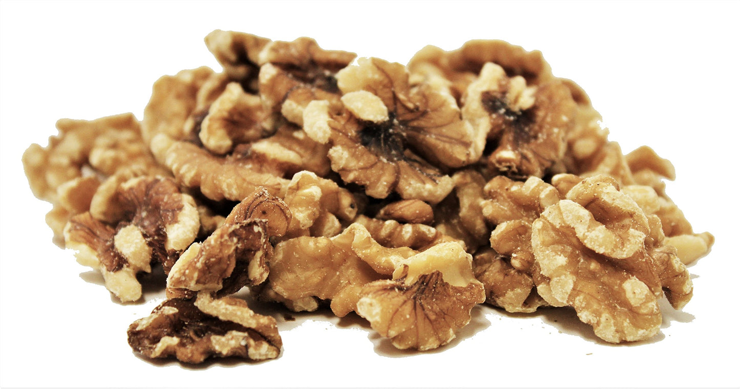 California Walnut Halves & Pieces, Raw, Shelled Walnuts by It's Delish, 5 lbs Bulk Bag | 100% All Natural Raw Unsalted Nuts for Keto Baking