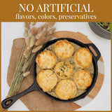 Hamilton Cornerstore Southern Biscuit Mix, Easy-to-Bake Delight Biscuits, Classic Southern Recipe for Fluffy Buttermilk Biscuit Mix, Homemade Quick