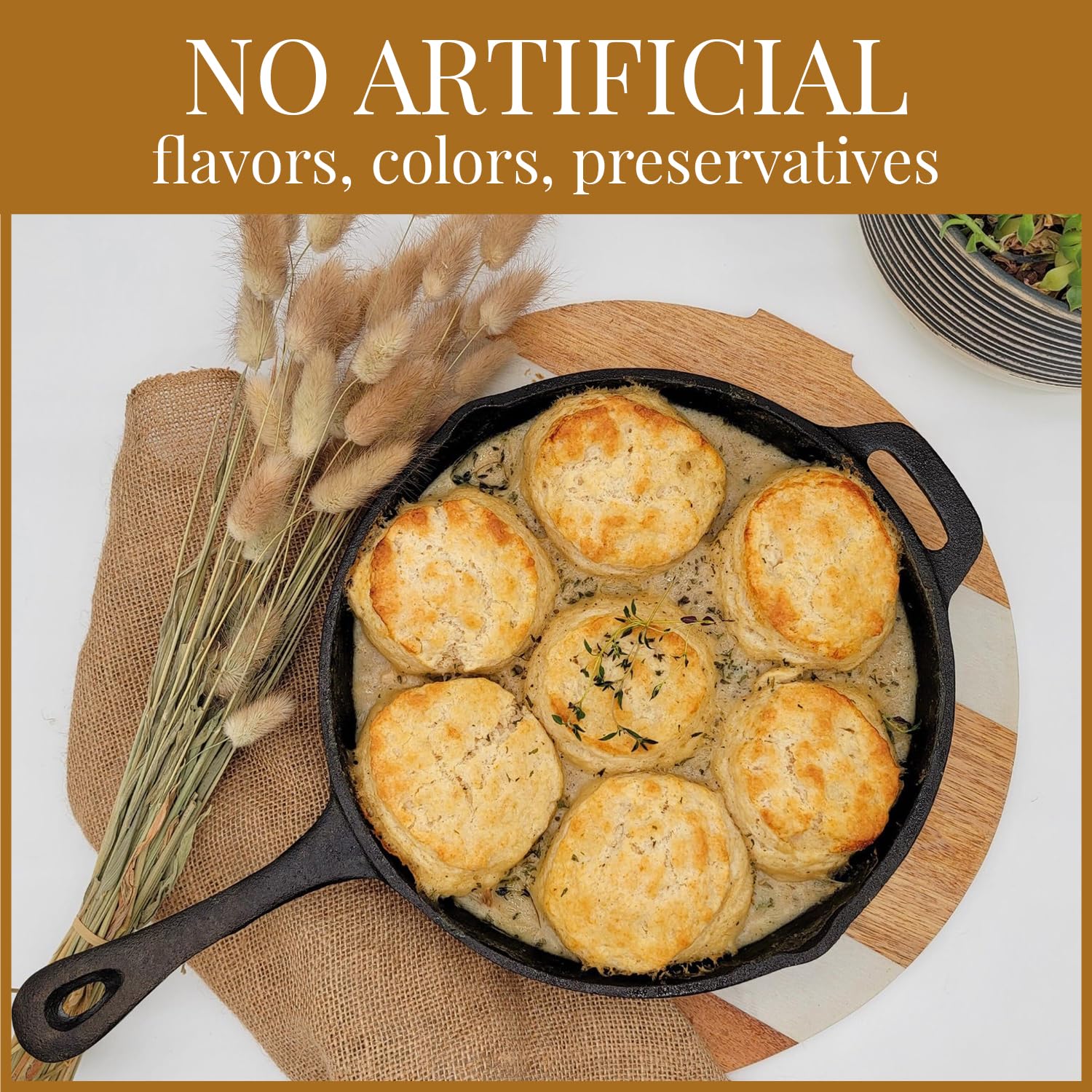 Hamilton Cornerstore Southern Biscuit Mix, Easy-to-Bake Delight Biscuits, Classic Southern Recipe for Fluffy Buttermilk Biscuit Mix, Homemade Quick