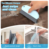 Pet Hair Removal Tool: 6 Pcs Dog Cat Hair Remover - Reusable Pet Hair Remover with Laundry Pet Hair Catcher - Portable Carpet Rake Scraper Fur Removal