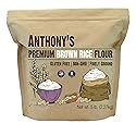 Anthony's Brown Rice Flour, 5 lb, Gluten Free, Non GMO, Product of USA, Vegan