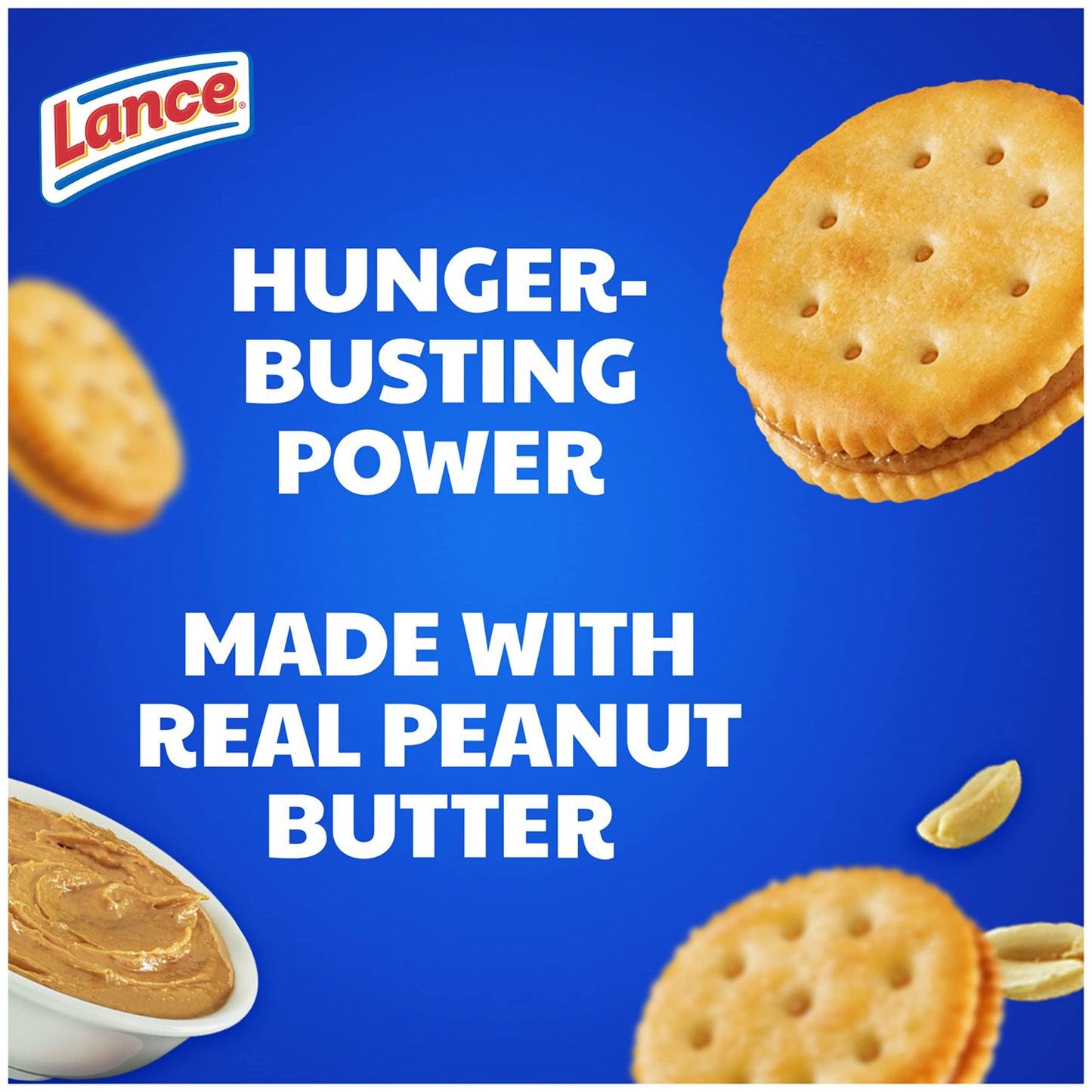 Lance Sandwich Crackers, Malt with Peanut Butter, 8 Ct Box