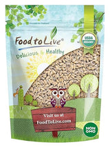 Food to Live Organic Spelt Berries, 3 Pounds - Non-GMO, Whole Grain, Non-Irradiated, Vegan Superfood, Bulk, Product of the USA