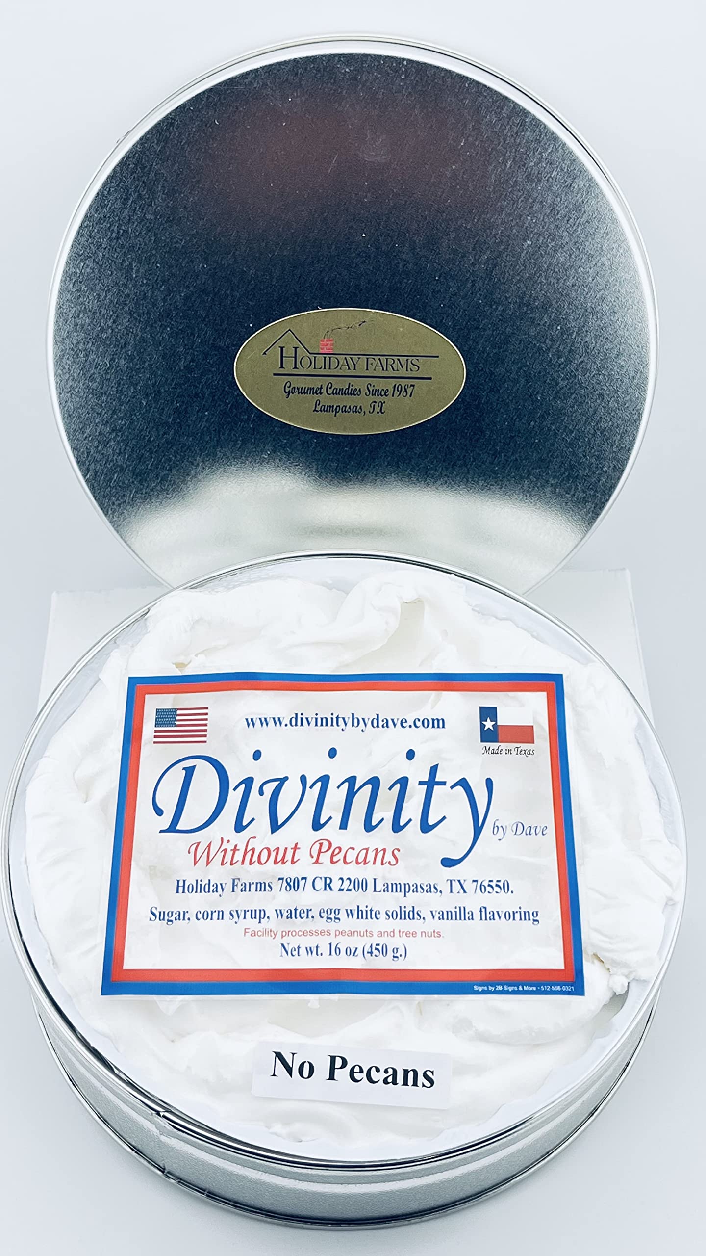 1 Pound Divinity Gift Tin (Without Pecans)