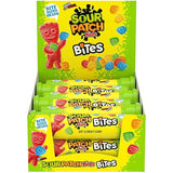 SOUR PATCH KIDS Bites Soft & Chewy Gummy Candy, Bulk Candy, 12-1.8 oz Tubes