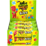 SOUR PATCH KIDS Bites Soft & Chewy Gummy Candy, Bulk Candy, 12-1.8 oz Tubes