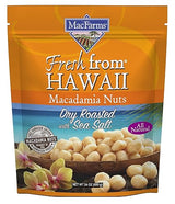 Macadamia Nuts | MacFarms Dry Roasted Macadamia Nuts 24 OZ (1 Pack) - Premium Roasted Nuts with Sea Salt Fresh From Hawaii, Sea Salt Flavored Healthy