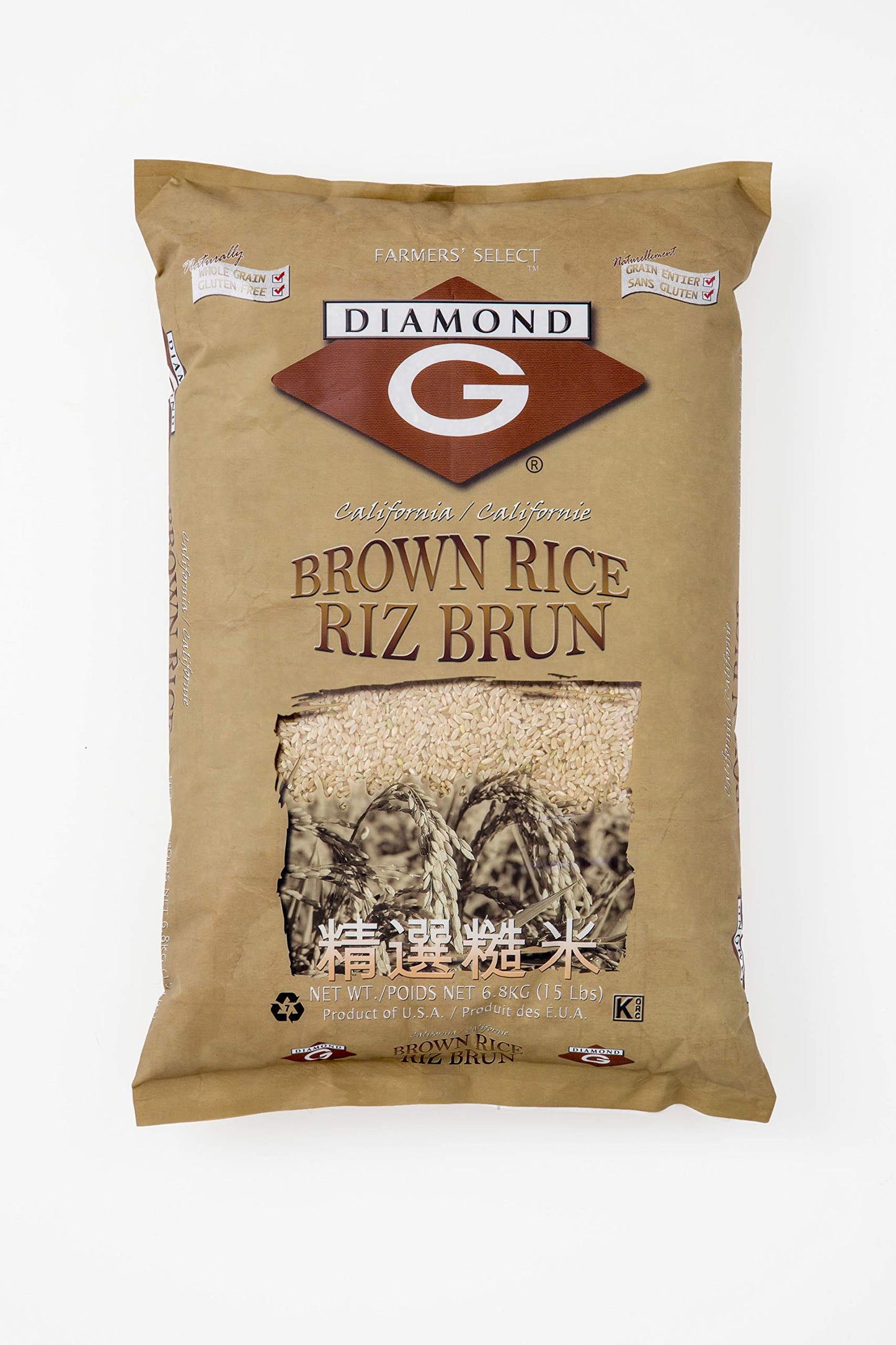 Diamond G Brown Rice 15lb