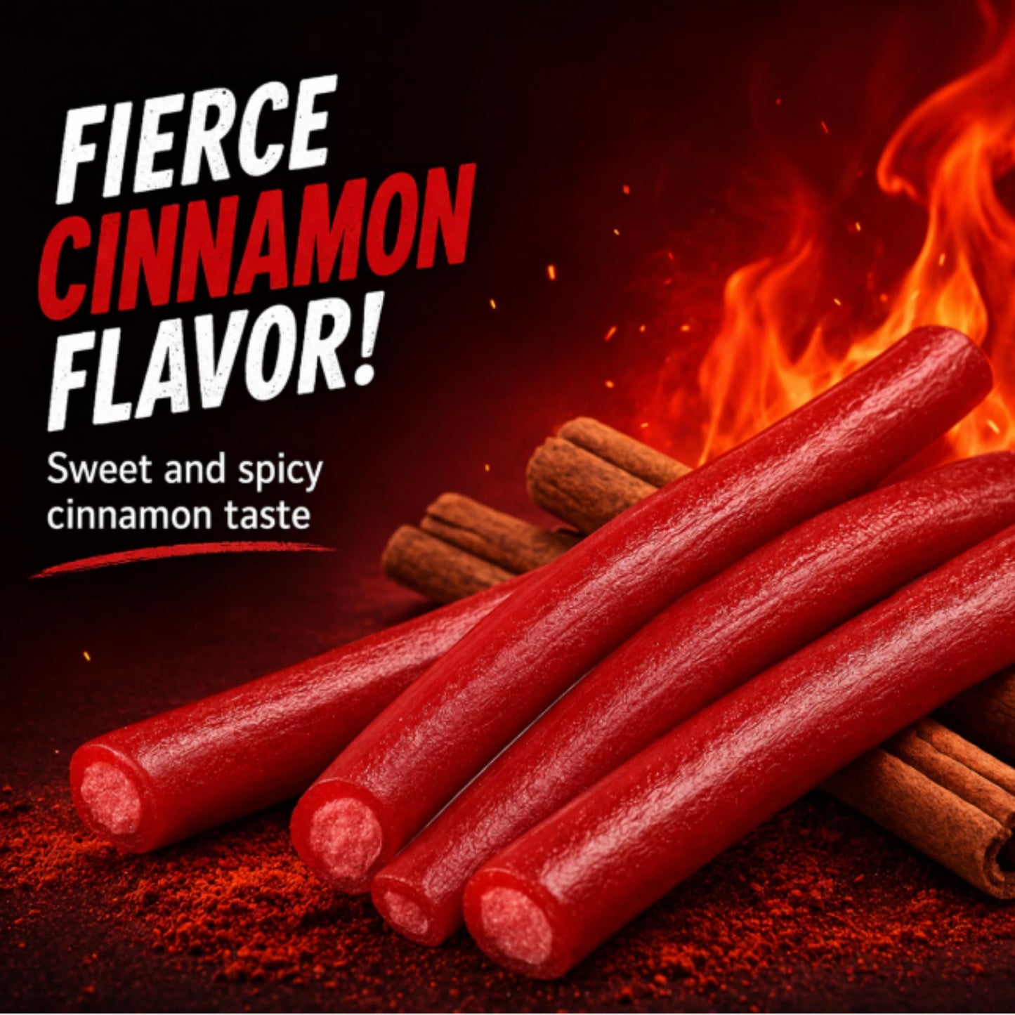 Swirlee Hot Tamale Ropes Candy, Cinnamon Chewy Candy Ropes, Sweet & Spicy Cinnamon Flavor, Individually Wrapped, 3 oz Bags (2-Pack)