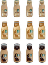 LUV BOX - Variety Frappuccino Pack 9.5oz Glass Bottle, 12Per Case Vanilla , Caramel , Mocha