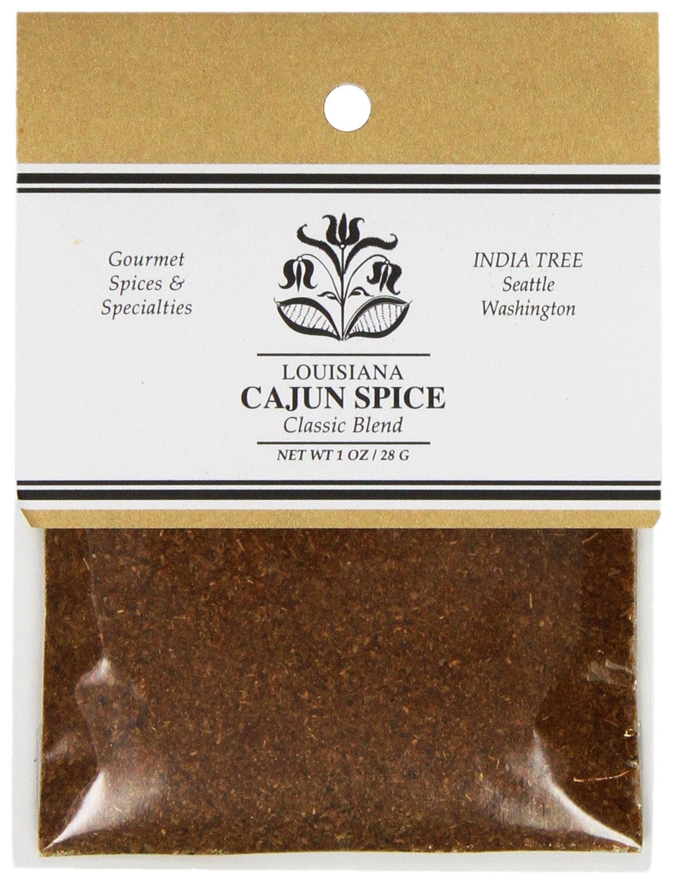 India Tree Cajun Spices, 1 oz (Pack of 4)