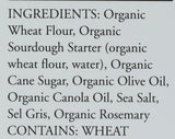 Rustic Bakery, Flatbread Rosemary Olive Oil Organic, 6 Ounce