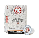 Fire Department Coffee - Vanilla Bourbon Coffee K Cups - Gives Back to Firefighters - Premium Vanilla Bean Bourbon Infused Pods - Non-Alcoholic
