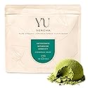 Yu Tea Organic Sencha Green Tea Powder, 100 Servings | Rich in Antioxidants, EGCG, & L-Theanine | Pure Japanese First Harvest Leaf | Low Caffeine