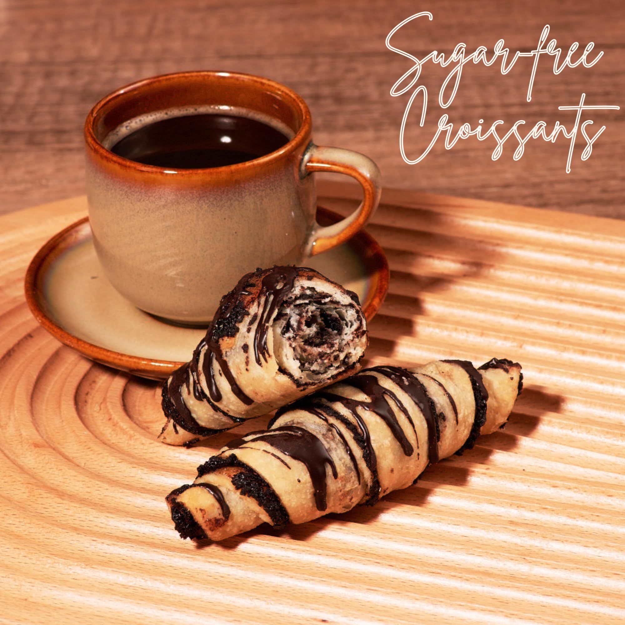 Sugar Free Pastries | Chocolate Croissant Chocolate Babka Bread | Breakfast Pastry | Dairy & Nut Free | Preservative Free | Unique for Holidays