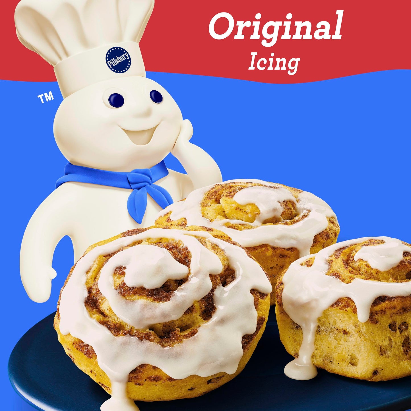 Pillsbury Cinnamon Rolls with Original Icing, 8 Ct, 12.4 oz
