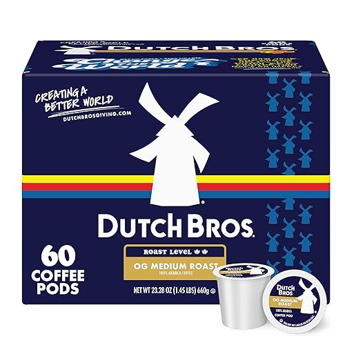 Dutch Bros® OG Medium Roast, 60 Count, Medium Roast, Single Serve Coffee Pods for Keurig K-Cup Brewers