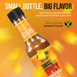 Montego Island Foods Jamaican Spicy Mango Sauce - Real Mango, Fiery Scotch Bonnet Peppers, Zesty Lime Juice & Juicy Golden Raisins - Sweet, Tangy