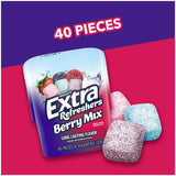 EXTRA Gum Sugar-Free Chewing Gum, Berry Mix - 3.21-Ounce 40-Piece Bottle (Pack of 6)