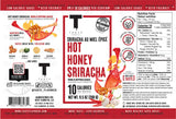 Taste Flavor Co. Wing Sauce and Marinade, Great Tasting, Keto Friendly, Low-Calorie Sauce (Hot Honey Sriracha)