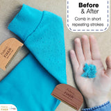Cashmere Pill Remover Comb & Multi Fabric Shaver Depilling Sweater Fuzz Comb Set (Cedar & Beech Wood) Wool Pilling Remover for Delicate Clothing