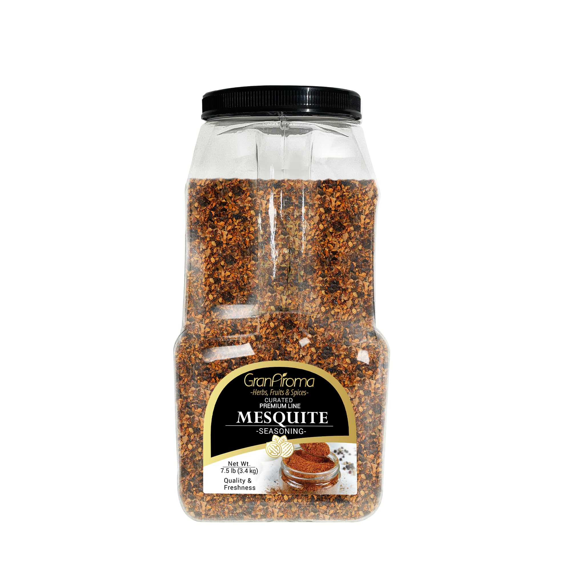 GranAroma Mesquite Seasoning, Bold Smoky Flavor, Versatile Spice Blend (7.5 Pound)
