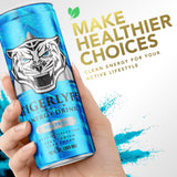 TIGERLYFE Energy Drink 4 Pack, Sugar Free Energy Drink, Zero Calorie, Zero Carb, Diet Energy Drinks Bulk, 12oz Slim Can, Zero Sugar Energy Drinks