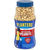 Planters Unsalted Dry Roasted Peanuts, 16 Ounce (4 Pack)
